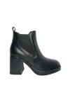 Fabbrica Dei Colli Women's Shoes  Leather Ankle Boots, With Comfortable Side Elastic Bands And Heel.