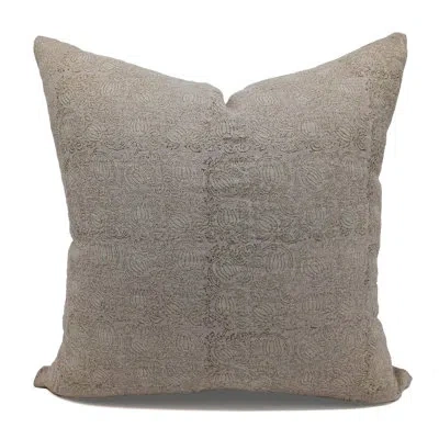 Fabdivine 100% Linen Lumbar Rectangular Indoor/outdoor Pillow Cover In Pink