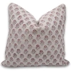 Fabdivine 100% Linen Lumbar Rectangular Pillow Cover In Red