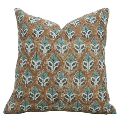 Fabdivine Accent Decorative Thick Linen Pillowcase Cushion, Throw (mayur, Brown)