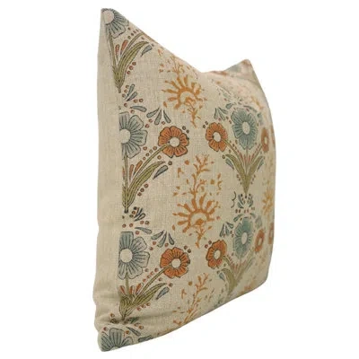 Fabdivine Accent Decorative Thick Linen Pillowcase Cushion, Throw (vanshika, Orange)