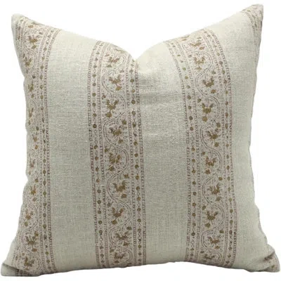 Fabdivine Artisan Block Print Cushion Cover Handcrafted Throw Pillow, Bela Chameli