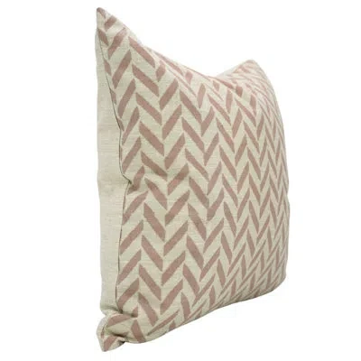 Fabdivine Artistic Hand Block  Print Linen Blend Throw Pillow Cover -jheel