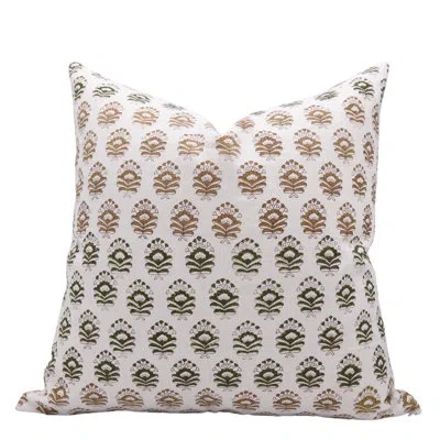 Fabdivine Bheeshma 100% Linen Throw Square Indoor/outdoor Pillow Cover