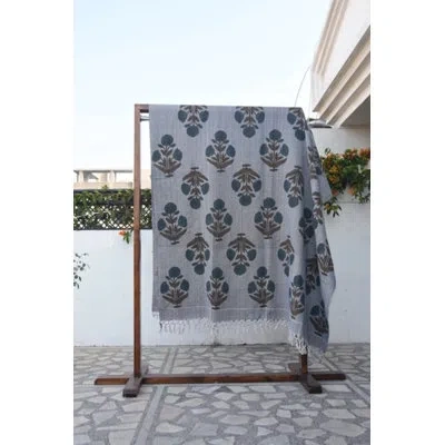 Fabdivine Block Print Quilt, Throw And Blanket For Couch And Bedding, Indian Fabric Quilt, King Size Handmade  In 91 Cm H X 61 Cm W