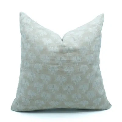 Fabdivine Boho Block Print Pure Linen Cushion Cover – Handmade Decorative Pillow Cover-omji In Multi
