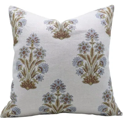 Fabdivine Decorative Cushion Cover – Vintage Block Print Design, Morpankh