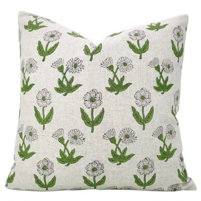 Fabdivine Decorative Sofa Pillow Cover – Handmade Indian Block Print Design, Kirti, Purple