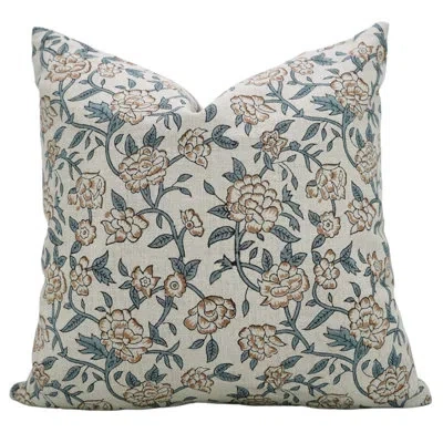 Fabdivine Elegant Block Print Handmade Pillow Cover Throw Cushion -mrignyani