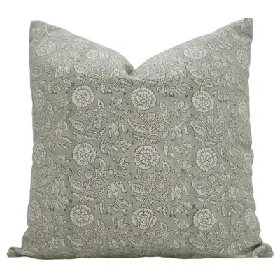 Fabdivine Elegant Block Print Handmade Pillow Cover Throw Cushion - Shillong