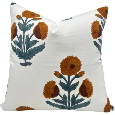 Fabdivine Elegant Handmade Pillow Cover – Block Print Cotton Cushion For Sofa, Badsha