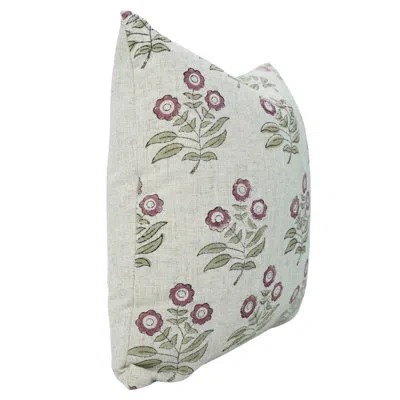 Fabdivine Farmhouse Cushion Cover, Decor For Home, Accent Pillowcase For Living Room, Sofa, Bed, Pink, Neha