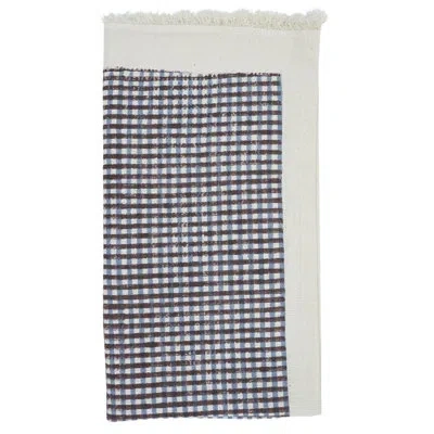 Fabdivine Floral 100% Cotton Hand Block Print Waffle Hand Towels 17x32 Perfect For Your Home's Aesthetic And C In Blue