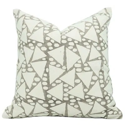 Fabdivine Floral Cotton Indoor/outdoor Pillow Cover