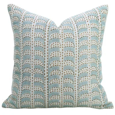 Fabdivine Floral Linen Indoor/outdoor Pillow Cover