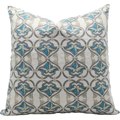 Fabdivine Floral Pillow Cover – Elegant Cushion With Block Print- Hridyavan