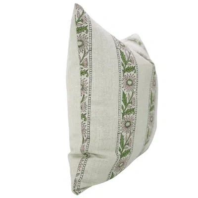 Fabdivine Hand Block Printed Cushion Cover – Stylish Throw Pillow For Home Décor, Khushi, Pink