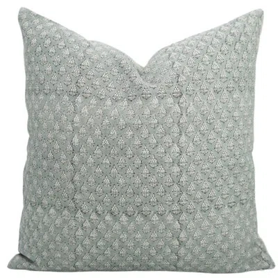 Fabdivine Handmade Block Print Cushion Cover Decorative Throw Pillow, Riva