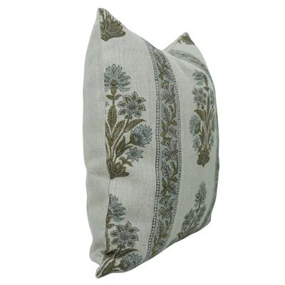 Fabdivine Home Decor Floral Printed Gray Pillow Cover, Morpankh