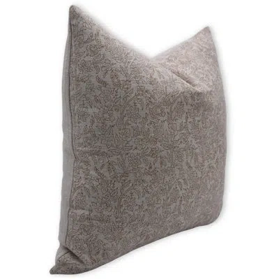 Fabdivine Linen Indoor/ Linen Indoor Pillow Cover In Brown