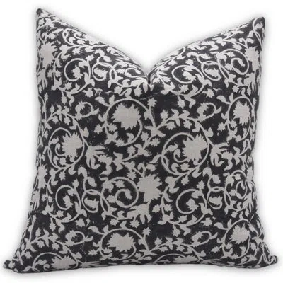 Fabdivine Linen Indoor/ Linen Indoor Pillow Cover In Floral 2