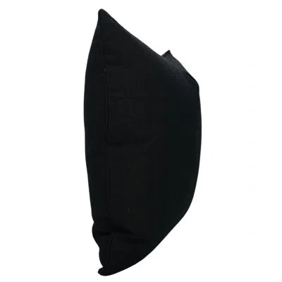 Fabdivine Premium Solid Cushion Cover – Elegant & Durable, Black
