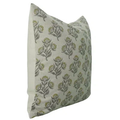 Fabdivine Pure Linen Pillowcase Cushion Cover, Soft Boho Farmhouse Decor (bael Patra, Brown)