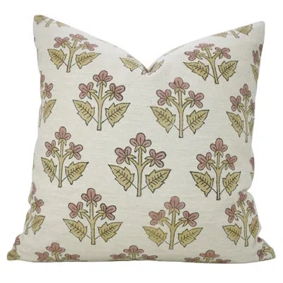 Fabdivine Rustic Handmade Block Printed Pillow Cover For Cozy Corners, Chahat, Wine
