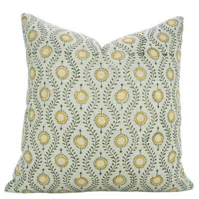 Fabdivine Thick Linen Lumbar Pillowcase Cushion Cover, Fall Decoration (lehar, Mustard)