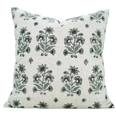Fabdivine Thick Linen Throw Pillowcase Cushion Cover, Fall Decoration (sadabahar, ) In Rust