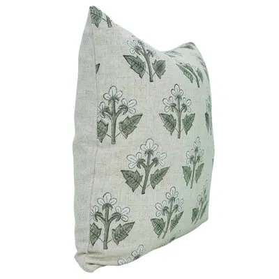 Fabdivine Traditional Block Print Pillow Cover, Gray, Chahat