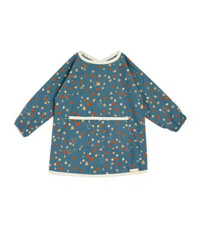 Fabelab Cobblestone Print Craft Smock (1-3 Years) In Blue