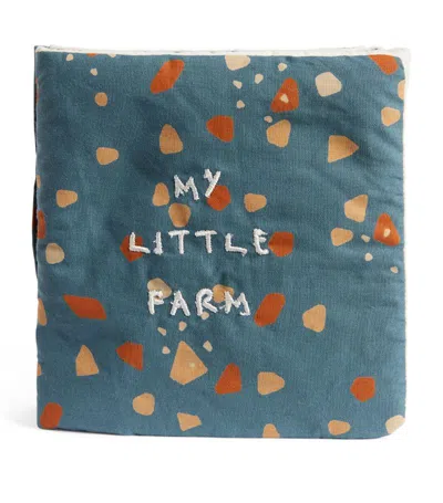 Fabelab Little Farm Fabric Book In Blue