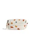 FABELAB TERRAZZO PRINT QUILTED TOILETRY BAG