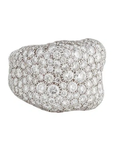 Pre-owned Fabergé 18k 9.87ctw Diamond Emotion Cocktail Ring In Multi
