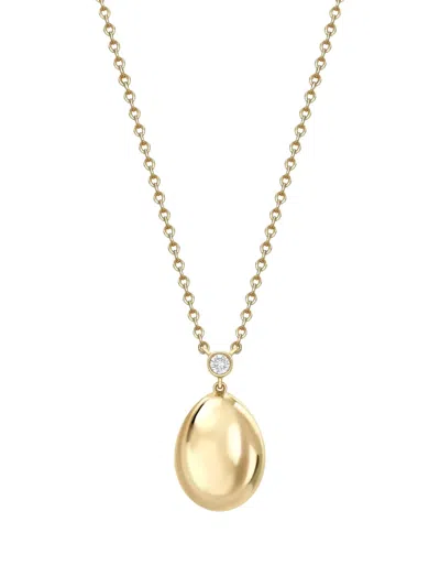 Fabergé 18k Yellow Gold Essence Petite Diamond Pendant