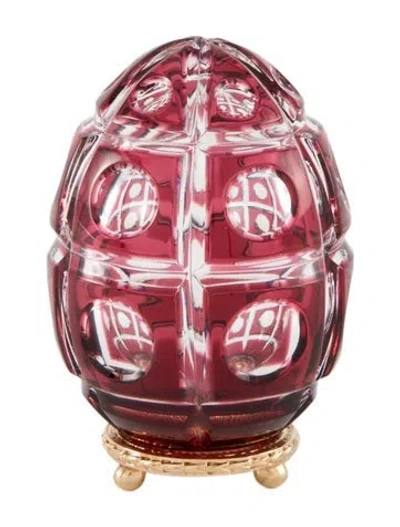 Pre-owned Fabergé Crystal Egg In Multi