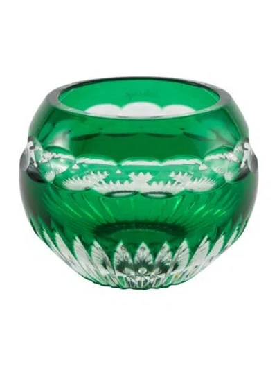 Pre-owned Fabergé Crystal Votive In Green