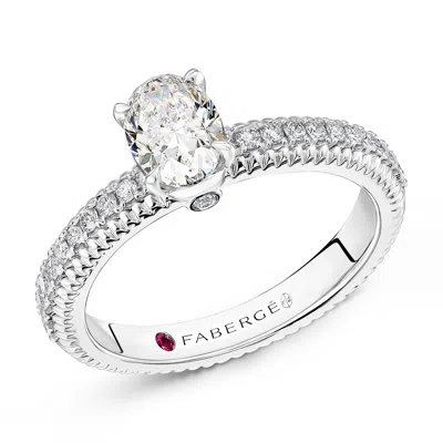 Fabergé Diamond Pavé Ring With Diamonds In Gray