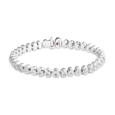 Fabergé Diamond Tennis Bracelet In Metallic