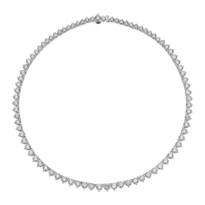 Fabergé Diamond Tennis Necklace In White