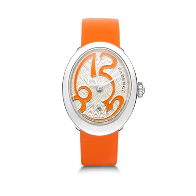 Fabergé Eggsistence Watch With Orange Sapphires In Purple