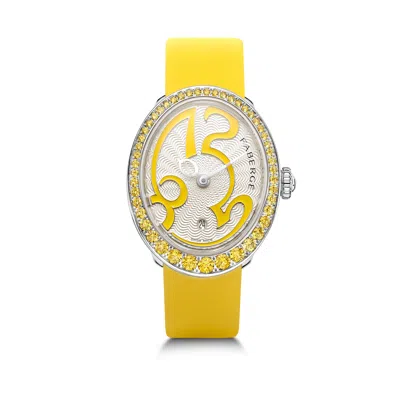 Fabergé Eggsistence Watch With Yellow Sapphires In Purple