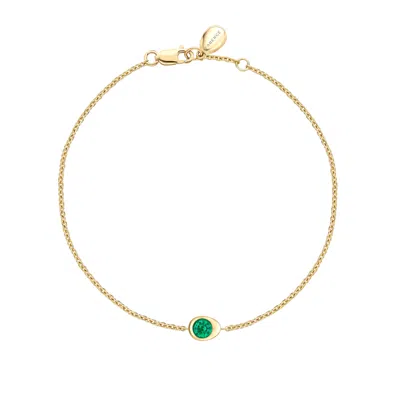 Fabergé Emerald Chain Bracelet In Gold
