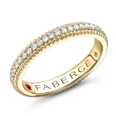 Fabergé 18k Yellow Gold Colours Of Love Diamond Ring