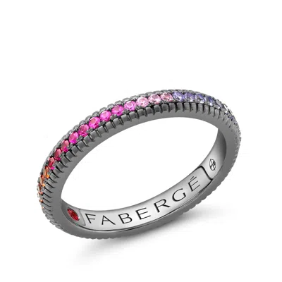 Fabergé Eternity Ring With Mixed Gemstones