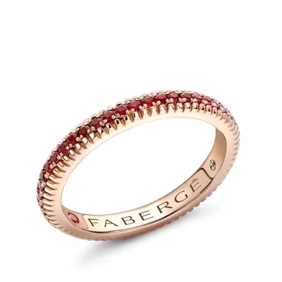 Fabergé Eternity Ring With Rubies