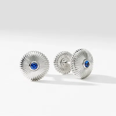 Fabergé Fluted Sapphire Cufflinks In Pink