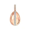 Fabergé Forever Egg Charm With Diamonds In Pattern