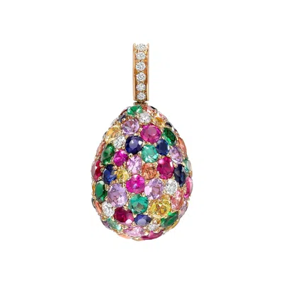 Fabergé Forever Egg Charm With Mixed Gemstones